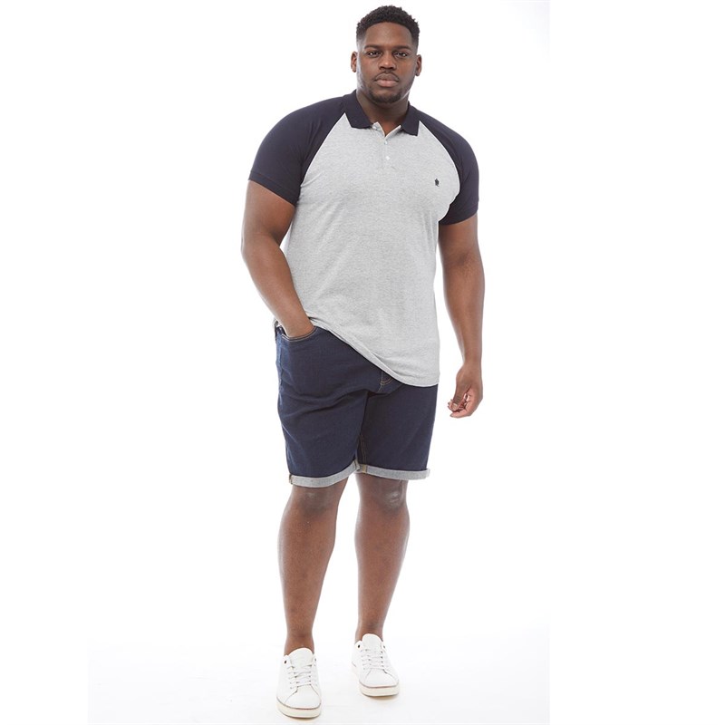 mens plus size denim shorts