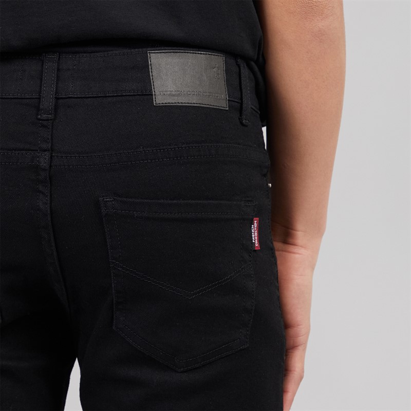 French Connection Boys Straight Fit Jeans Black