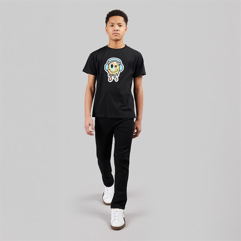 French Connection Boys Straight Fit Jeans Black