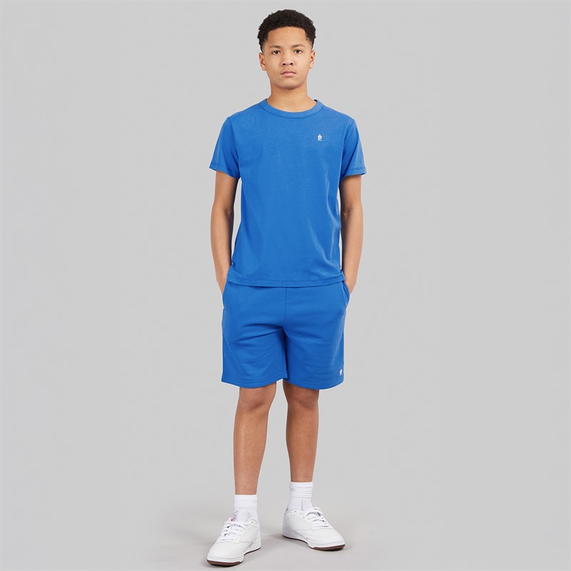 French Connection Boys Crown T-Shirt And Shorts Set Cobalt/White