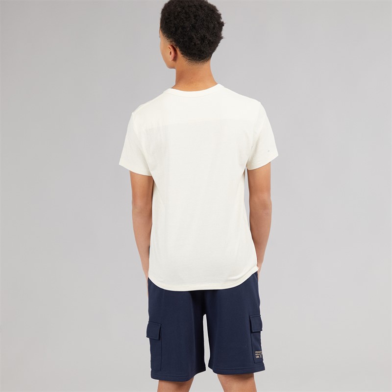 French Connection Boys Utility T-Shirt and Shorts Set Stone/Marine Stone / Marine