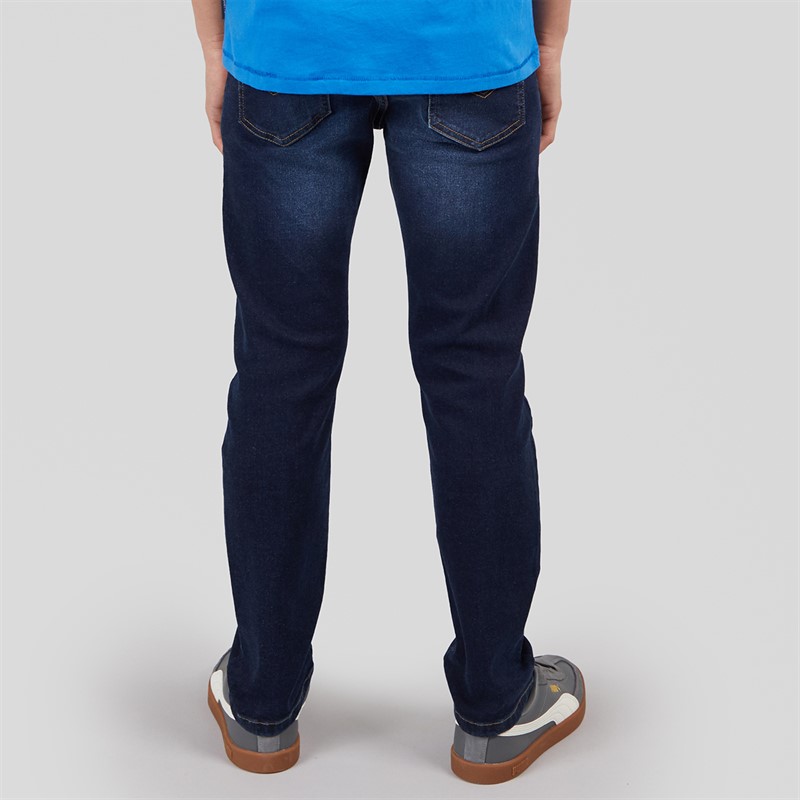 French Connection Boys Straight Fit Jeans Dark Blue