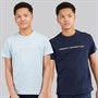 French Connection Boys Two Pack T-Shirts Marine/White/Sky Blue/White Marine / White / Sky Blue / White