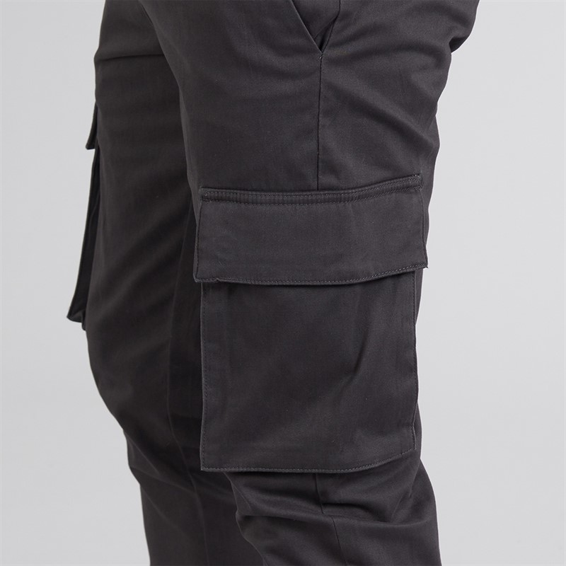 French Connection Mens Two Pack Cargos Pants Black/Charcoal