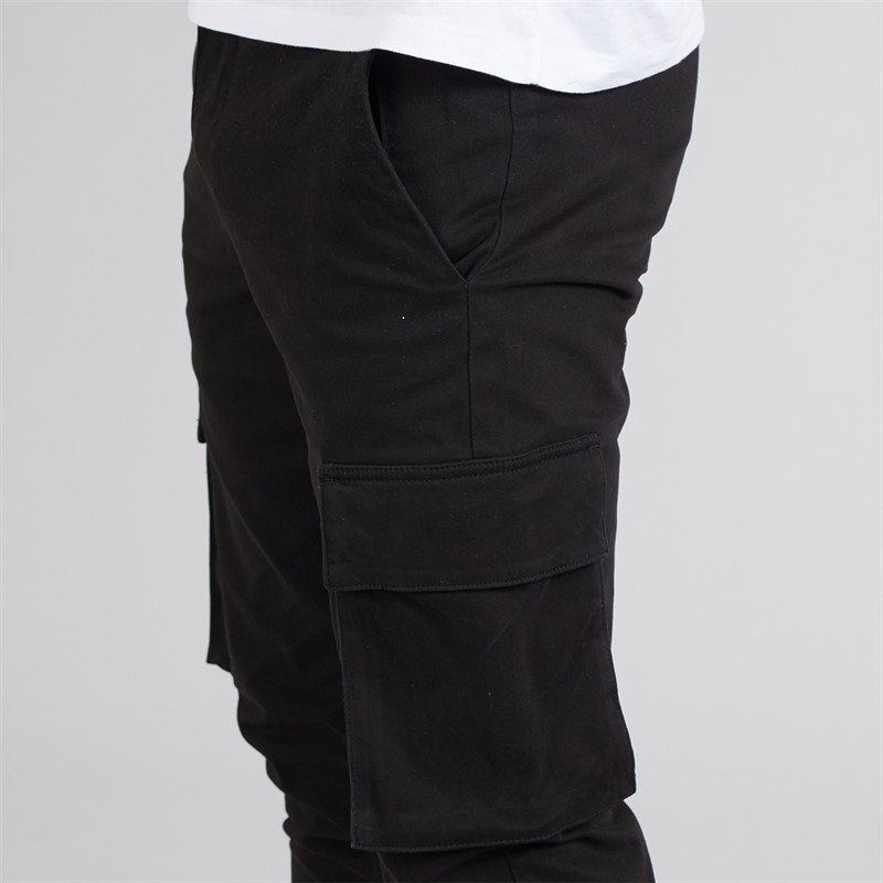 French Connection Mens Two Pack Cargos Pants Black/Charcoal