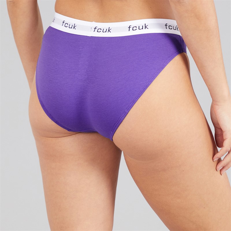 French Connection Womens FCUK Five Pack Briefs Multi 4