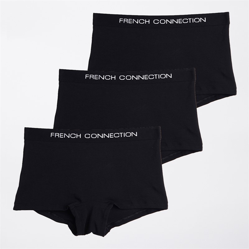 French Connection Womens Three Pack Shorty Briefs Multi 1