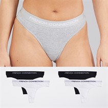 French Connection Womens Five Pack Thongs Multi 1