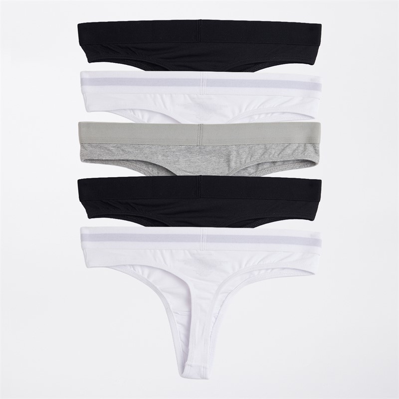 French Connection Womens Five Pack Thongs Multi 1