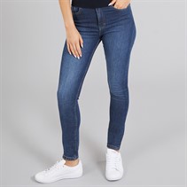 French Connection Womens Skinny Jeans Blue Mid