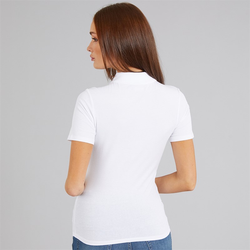 French Connection Womens Polo Shirt White