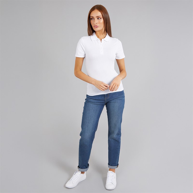 French Connection Womens Polo Shirt White