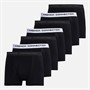 French Connection Mens FC Seven Pack Bamboo Boxers Fc50 Black