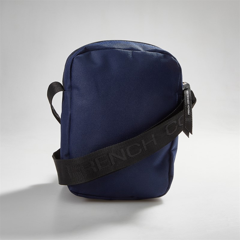 French Connection Mens Cluzet Crossbody Bag Navy