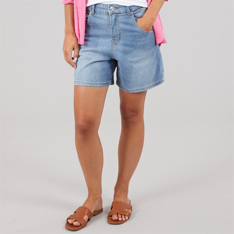 French Connection Womens Denim Shorts Stone Wash Stonewash