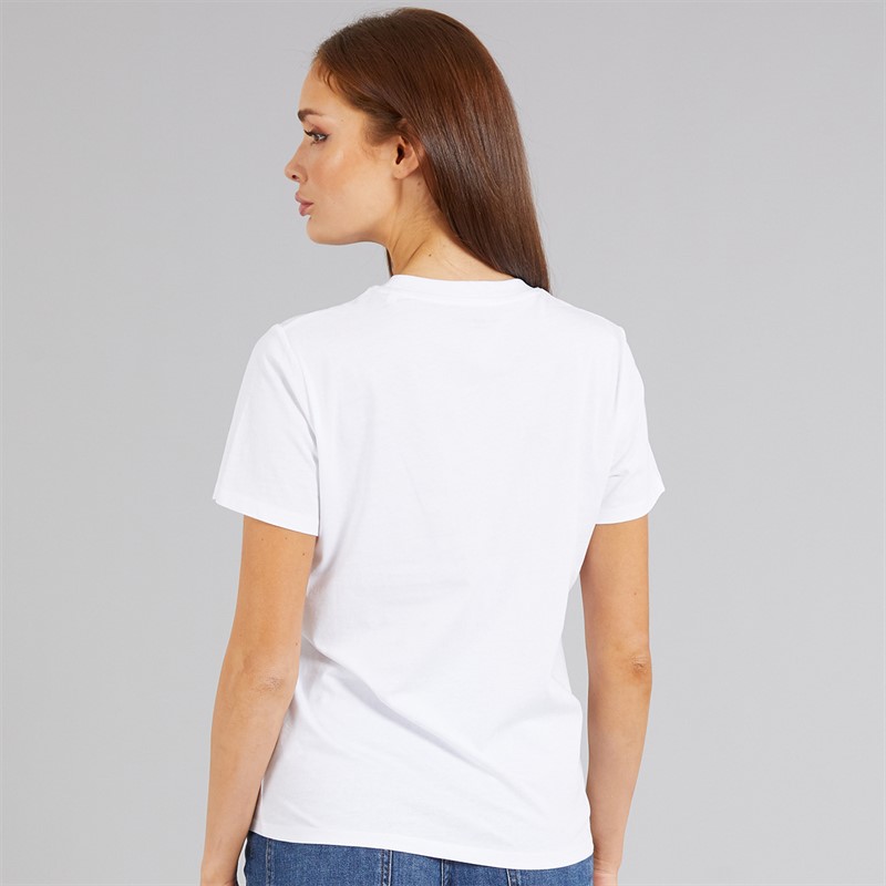 French Connection Womens FC Je T-aime T-Shirt White