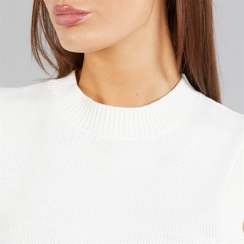 French Connection Womens Oversized Tank Top Summer White