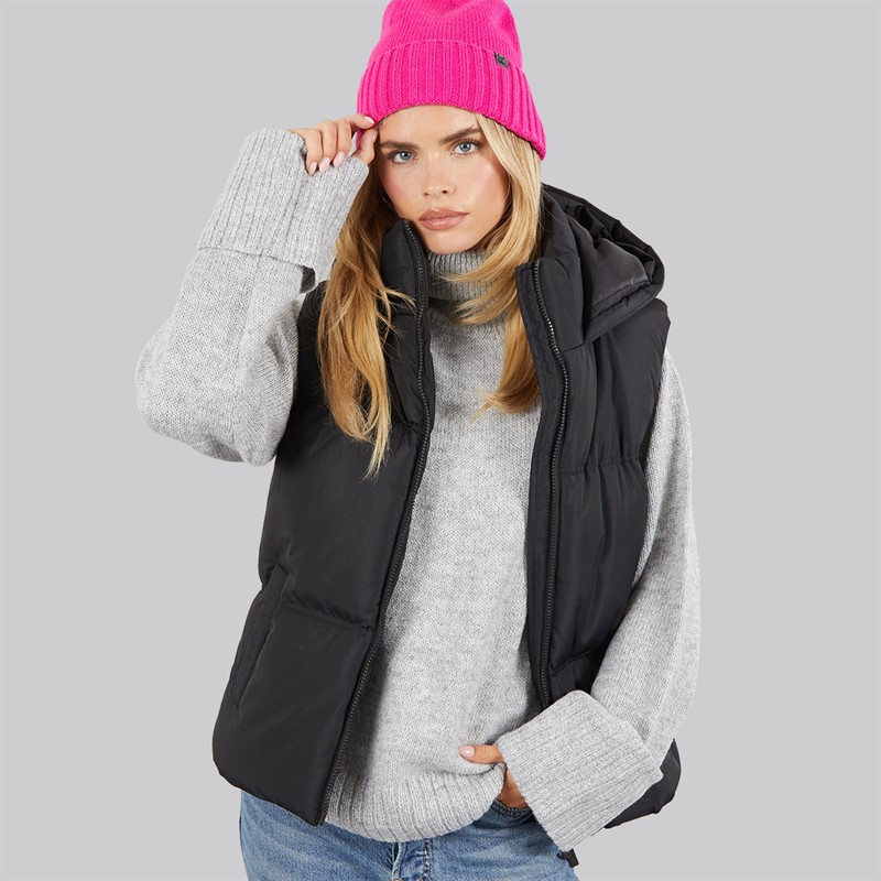 French Connection Womens Row Short Gilet Black
