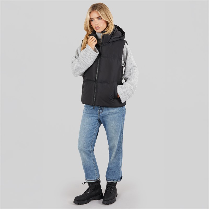 French Connection Womens Row Short Gilet Black