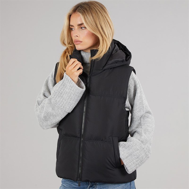 French Connection Womens Row Short Gilet Black