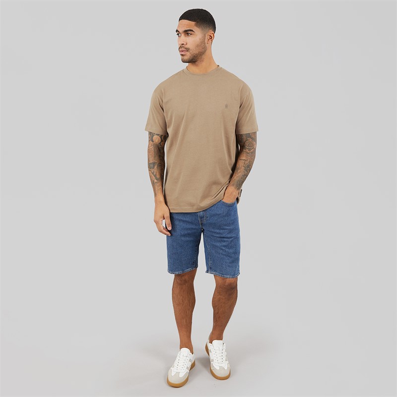 French Connection Mens Relaxed T-Shirt Mink