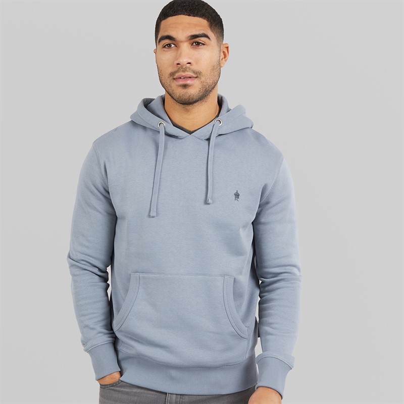 French Connection Mens FC Hoodie Light Blue/Marine Lgt Blue/Marine