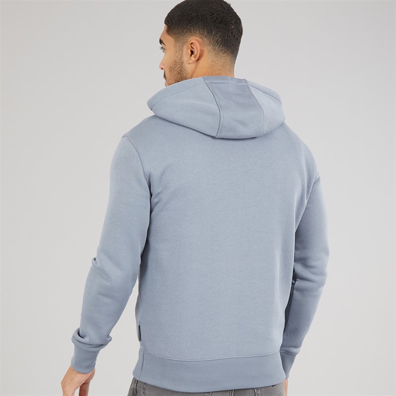 French Connection Mens FC Hoodie Light Blue/Marine Lgt Blue/Marine