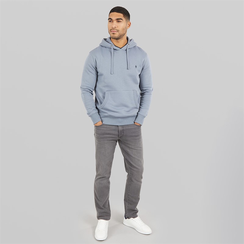 French Connection Mens FC Hoodie Light Blue/Marine Lgt Blue/Marine
