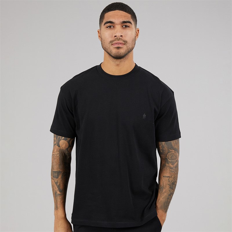 French Connection Mens Relaxed T-Shirt Black