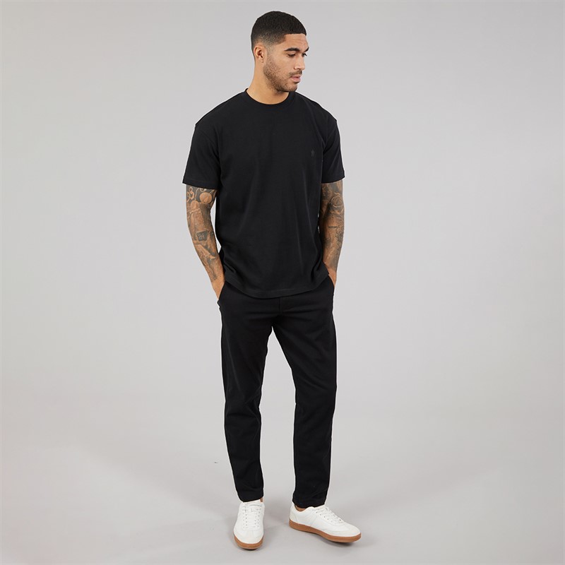 French Connection Mens Relaxed T-Shirt Black