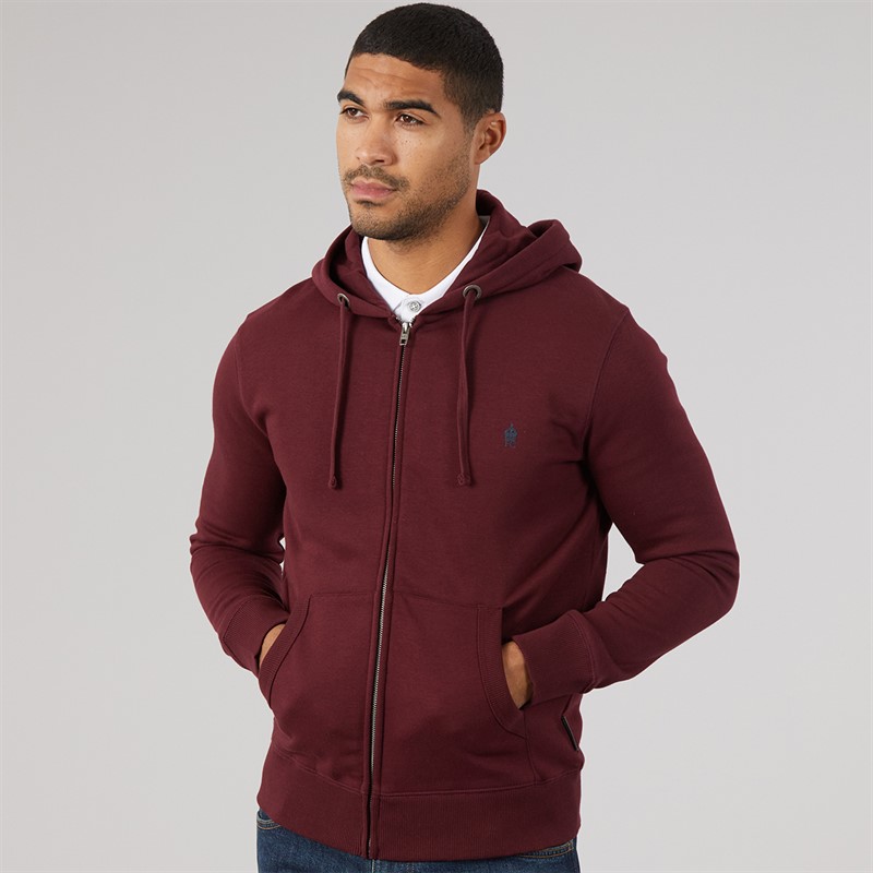 French Connection Mens FC Zip Hoodie Chateaux/Marine
