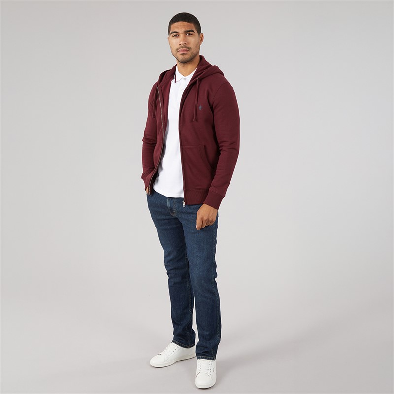 French Connection Mens FC Zip Hoodie Chateaux/Marine
