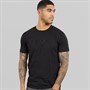 French Connection Mens FCUK Chest T-Shirt Black/Black Gloss