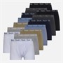 French Connection Mens Fourteen Pack FCUK Boxer Trunks Fcuk14 Multi