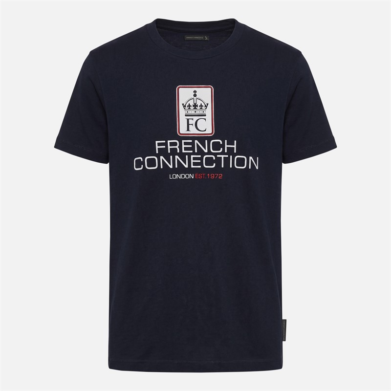 French Connection Boys FC Two Pack T-Shirts Multi 6 Midnight/Black