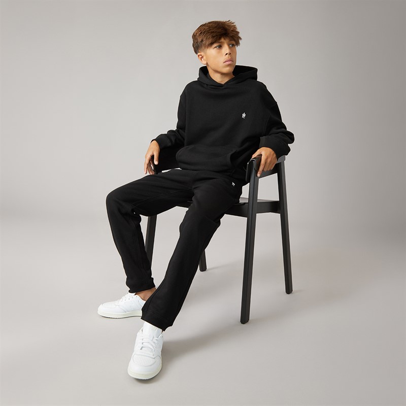 French Connection Boys FC Overhead Tracksuit Black/White