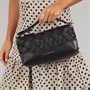 French Connection Womens Weave Bag Black