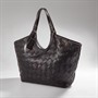 French Connection Womens Large Lattice Bag Black