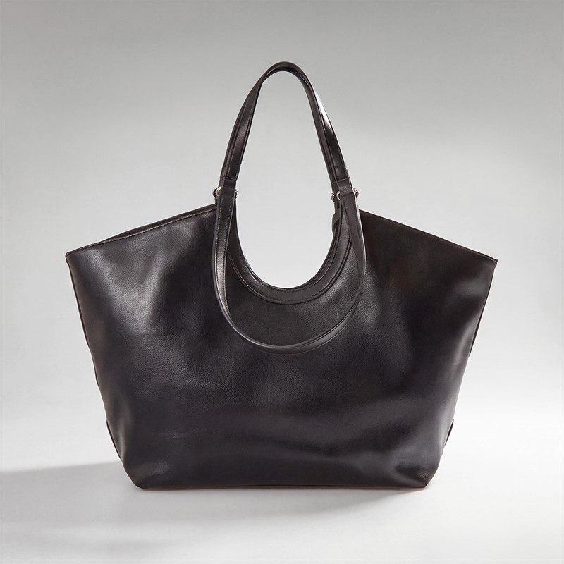 French Connection Womens Large Lattice Bag Black
