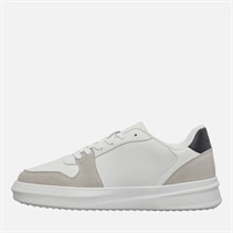 French Connection Mens Hybrid Court Trainers White/Black
