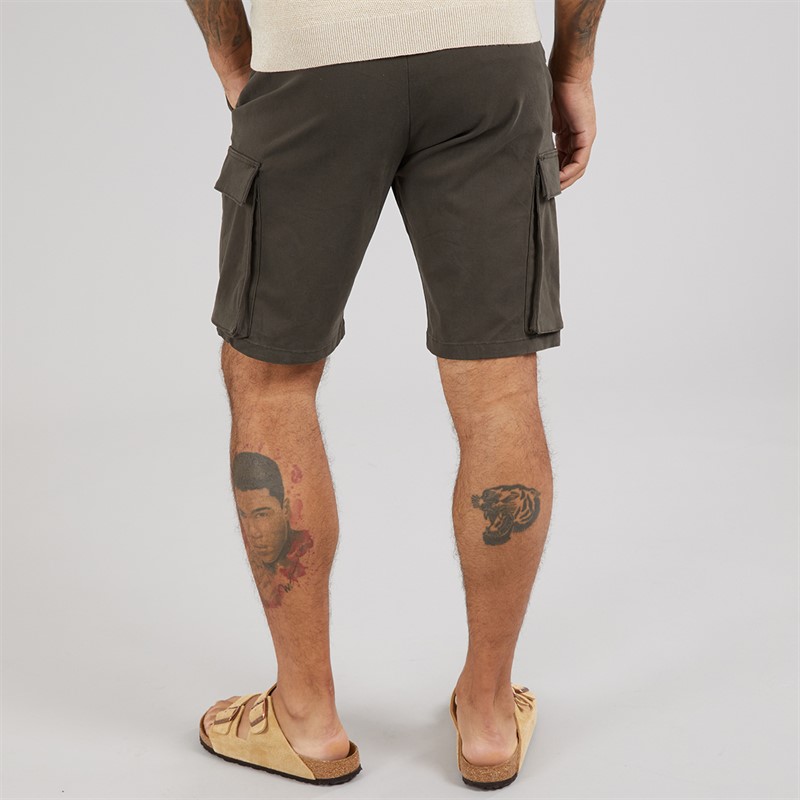 French Connection Mens Cargo Shorts Khaki