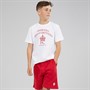 French Connection Boys Jewel T-Shirt And Shorts Set White/Red