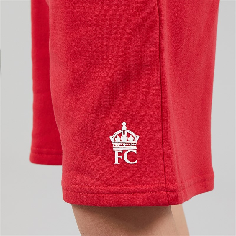 French Connection Boys Jewel T-Shirt And Shorts Set White/Red