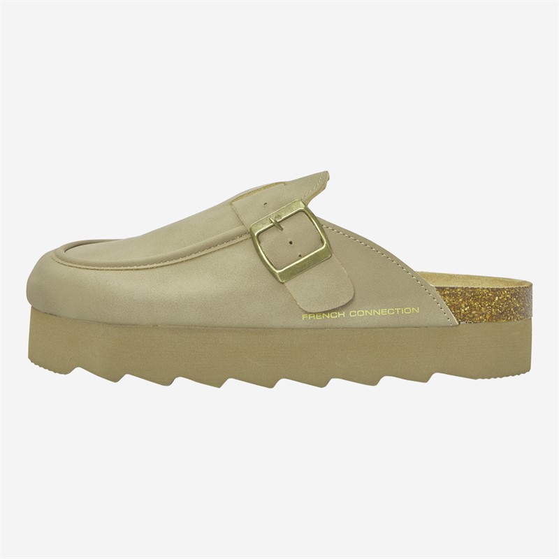French Connection Womens Mocc Mules Sand
