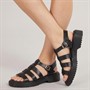 French Connection Womens Gladi Sandals Black