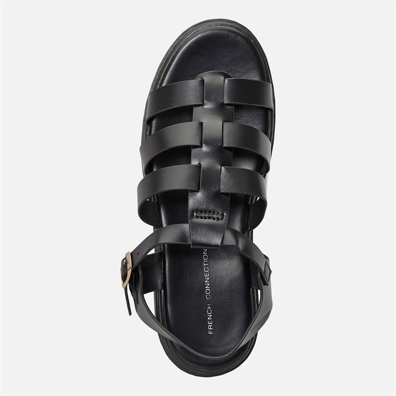 French Connection Womens Gladi Sandals Black