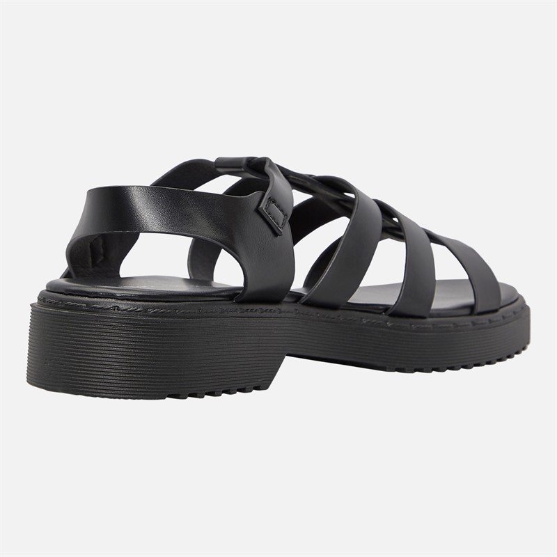 French Connection Womens Gladi Sandals Black
