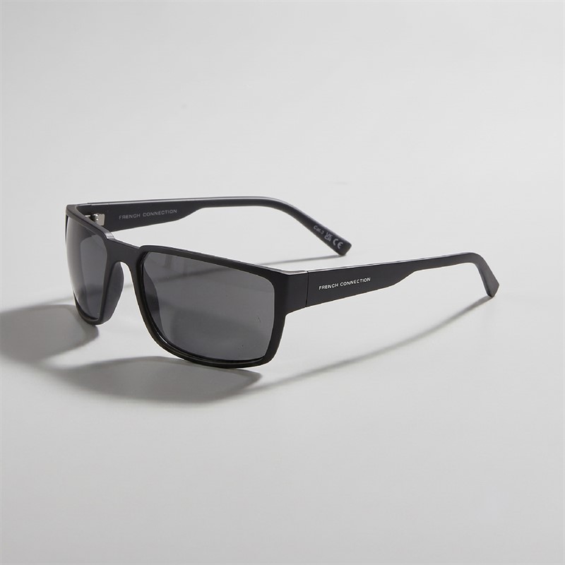 French Connection Mens Sunglasses Black Blk