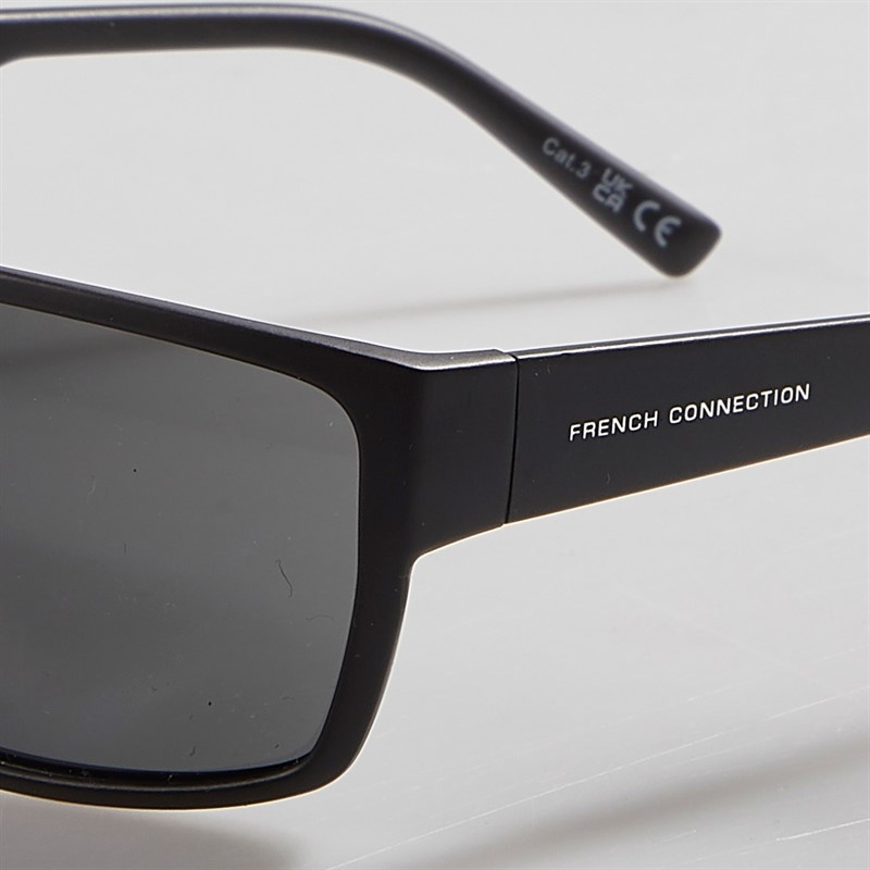 French Connection Mens Sunglasses Black Blk