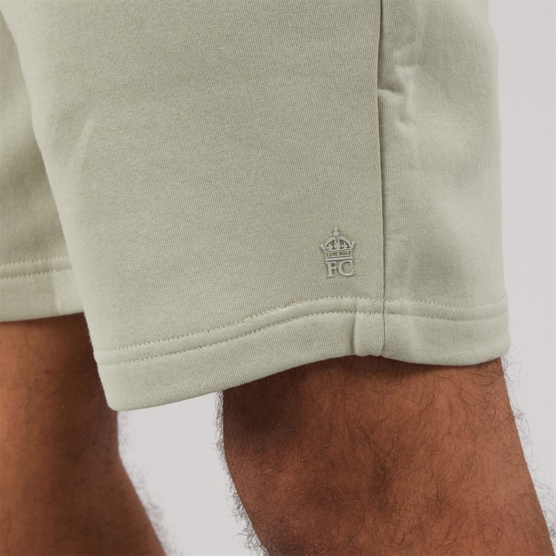 French Connection Mens T-Shirt And Shorts Set Sage